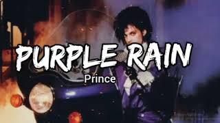 Purple Rain - Prince (Lyrics)