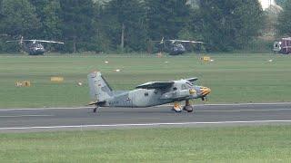 AIRPOWER 24 | German Navy Do-28D2 59-11 landing at Zeltweg Air Base