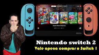 Nitendo switch 2 - Sai este Ano por 400$, poucas mudanças? Será que vale apena comprar o Switch 1?