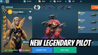 Minos with New Legendary Pilot | War Robots Gameplay