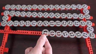 Making the Longest 1:1 Lego Gear Train