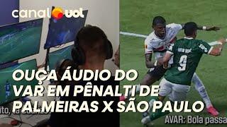 ÁUDIO DO VAR NO PÊNALTI DO PALMEIRAS: OUÇA CONVERSA DOS ÁRBITROS APÓS LANCE COM VITOR ROQUE