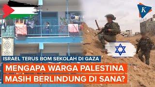 Israel Terus Serang Sekolah di Gaza, Mengapa Warga Palestina Masih Tetap Berlindung di Tempat Ini?