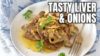 The EASIEST Liver with Onion Recipe You Will EVER Try! A Venetian Chef taught me.