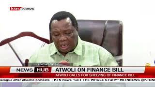 COTU Sec Gen Francis Atwoli urges President Ruto to shelve the finance Bill 2024