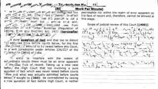 Shorthand Dictation (Legal), 80 WPM, Volume 1, Exercise 11