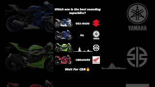 600cc Superbikes Sound Comparison |#kawasaki #zx6r #yamaha #r6 #suzuki #gsxr600 #honda #cbr600rr