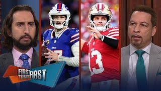 Josh Allen ranked as 2nd Best QB & Caleb Williams trains with Brock Purdy | NFL | FIRST THINGS FIRST