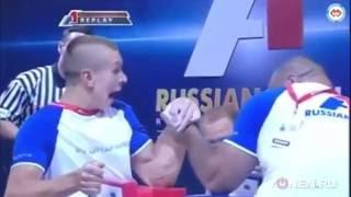 Ukrainian versus Caucasian! Oleg Zhokh Arm Wrestling