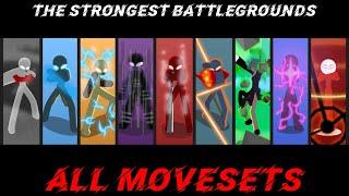 Anniversary Special: The Strongest Battlegrounds - All Movesets | Stick Nodes Pro