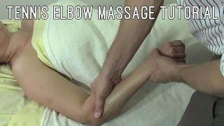 Massage Tutorial: Tennis elbow, myofascial release techniques