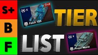 RANKING ALL THE TIER 10 IN WOTB!