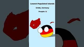 Islands Scaled by Population | #countryballs