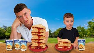 I ate 3x my son's diet for a day...
