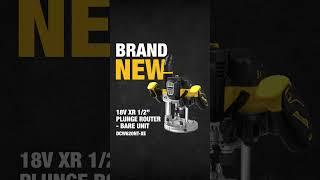 NEW from DEWALT® | 18V XR 1/2 in. Plunge Router (DCW620NT-XE)