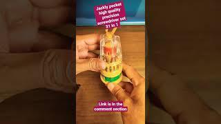 jackly pocket high quality precision screwdriver set 31 in 1 unboxing short video | screwdriver tool