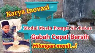 PENGIPAS GABAH PADI DG POMPA AIR BEKAS || SANGAT CEPAT,#PengipasPadi #PenampiPadi #BlowerPadi