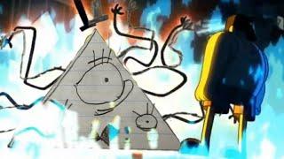 Нарисованная карандашом сцена смерти Билла шифра из гравити Фолз | ремастер старой анимации