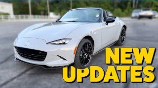 Updated | 2024 Mazda MX-5 Miata Club in Aero Gray