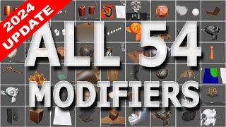 All 54 Modifiers in Blender Explained in 10 Minutes - 2024 Update