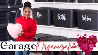 HOW TO STORE + ORGANIZE YOUR HOME & EVENT PLANNING DECOR|GARAGE ORGANIZATION WITH CRICUT | LL4L