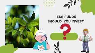 ESG funds... Should you invest ?      Explained in detail.