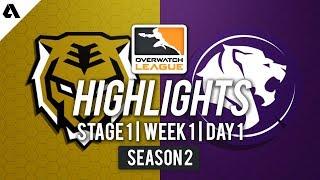 Seoul Dynasty vs LA Gladiators | Overwatch League S2 Highlights - Stage 1 Week 1 Day 1