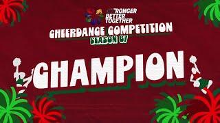 NU PEP SQUAD champion awarding | UAAP Season 87 Cheerdance Competition