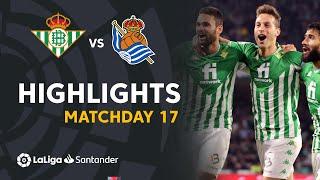 Highlights Real Betis vs Real Sociedad (4-0)