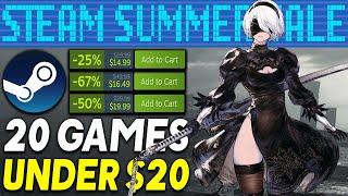 STEAM SUMMER SALE 2023 - 20 AWESOME PC GAME DEALS UNDER $20!