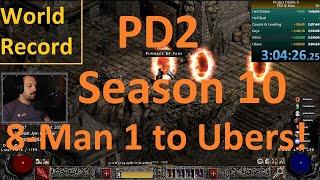 WR 1 to Ubers 8-Man Speedrun in PD2! 3:04:26 - Diablo II