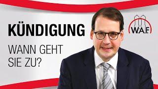 Wann geht eine Kündigung zu? Kündigung ohne Zeugen, Kündigung mit Zeugen, oder per Post?