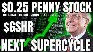 This Penny Stock To Watch Now - Don't Miss Out! - Goldshore Resources #pennystocks #gshr