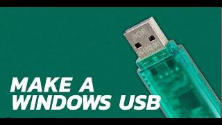 Create a Windows 10 USB Bootable Drive the Easy Way!