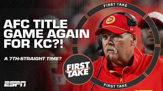 Will the Chiefs make a 7th-straight AFC title game?  Stephen A. & Mad Dog DEBATE IT  | First Take