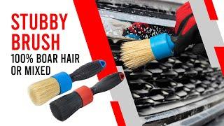 MaxShine Stubby Brush: Comfortable / Versatile / Effortless