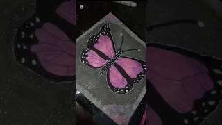 Let's draw butterfly on canvas 