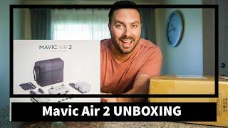 Mavic Air 2 Fly More Combo Unboxing
