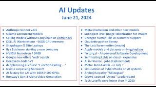 Have you heard these exciting AI news June 21 2024 AI Updates Weekly