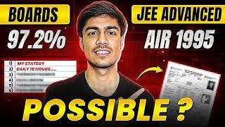 Top Strategy to Manage Boards and JEE Advanced | Aayush Bhoj AIR 1995