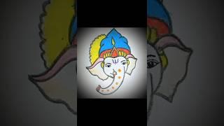 How to draw a ganesh ji drawing tutorial easy step by step #shorts #viral #drawing #nicedrawing