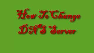 HOW TO CHANGE DNS SERVER TO ANOTHER REGISTRAR/HOST