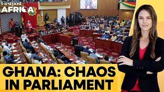 Ghana Parliament Suspended After Ruckus As Parties Fight For Majority Claim | Firstpost Africa