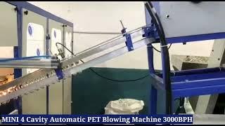 MINI 4 Cavity Automatic PET Blowing Machine 3000BPH