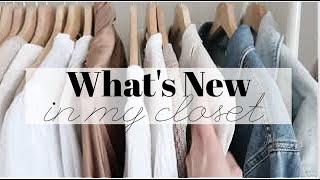 What's New In My Closet | Closet Tour