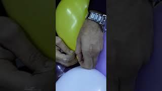 Balon zinciri yapılışı balon zinciri nasıl yapılır balloon decorating strip