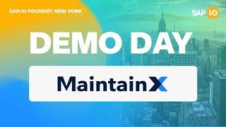 MaintainX | SAP.iO Foundry New York Supply Chain Management Program | Demo Day 2023