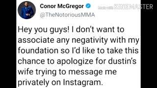 UFC CONOR MCGREGOR MEDICAL SUSPENDED UNTIL JANUARY 2022