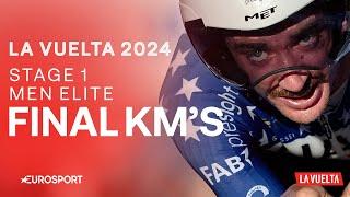 HE STEALS IT!  | La Vuelta a España Stage 1 Final Kilometres | Eurosport Cycling