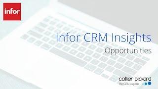 Opportunity management in Infor CRM